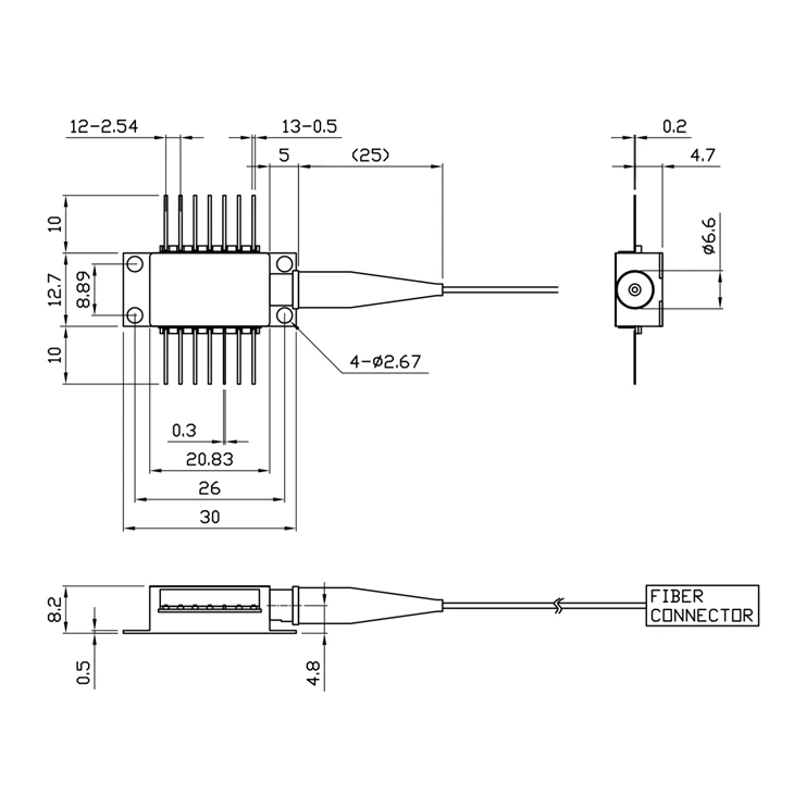1550nm 500mW Fiber Coupled Laser Diode
